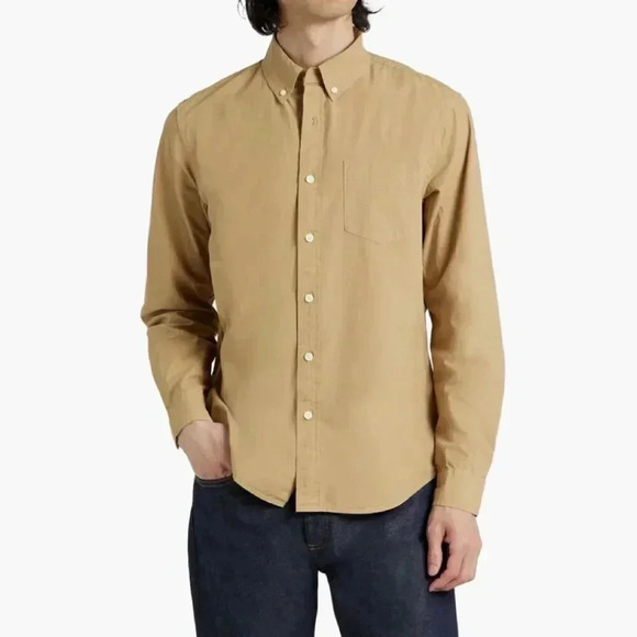 Alex Mill | Mill Cotton Poplin LS Button Down - Sand / Sz S - Picture 2 of 9